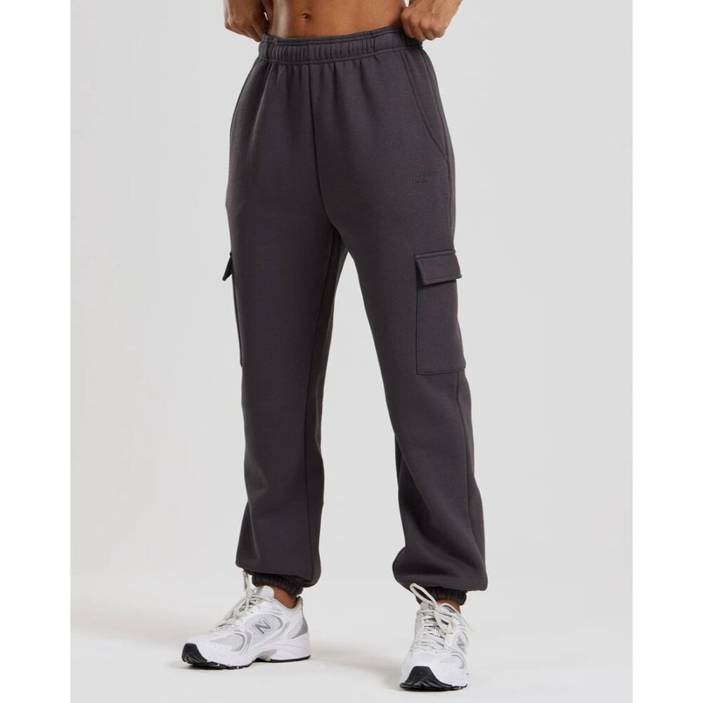 Women's Best Comfort Cargo Joggers in‎ Graphite - Size medium